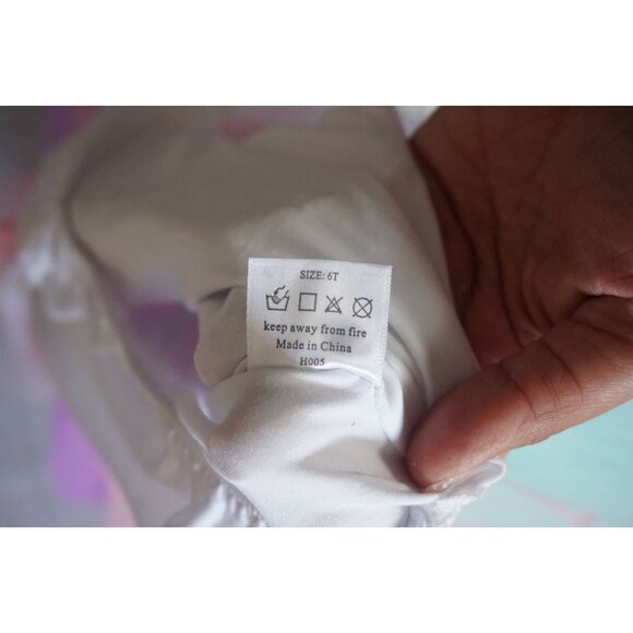 Unicorn Costume Sequin Rainbow Tulle Dress – Size 6T - Picture 11 of 11